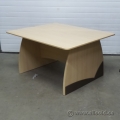 Blonde Contemporary Design Customer Sales Work Table Desk